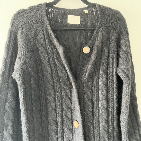 *RESERVED* Dôen 'Mesa' Cardigan Sweater, Black, XS - Picture 3 of 15